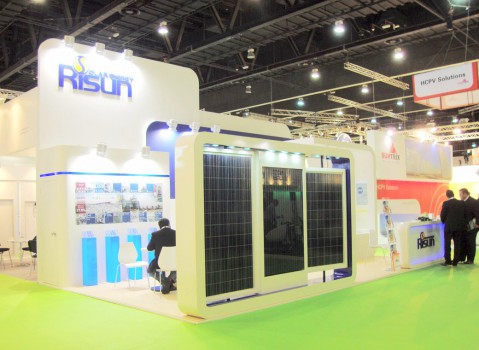 江西瑞晶太陽能科技有限公司展臺設計搭建