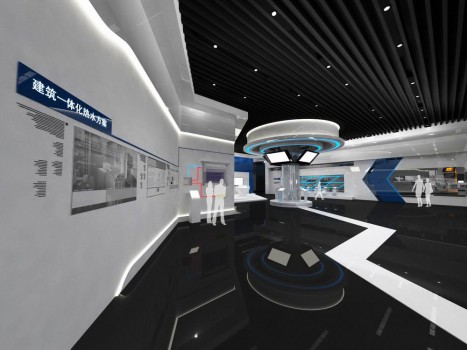 張家港啟能新材料科技公司展廳設計