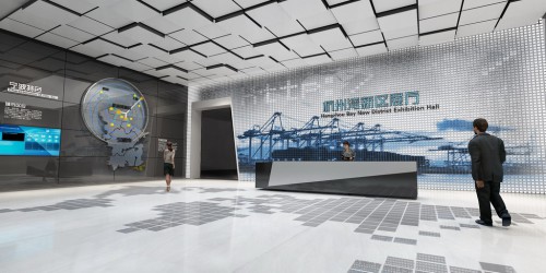 Hangzhou Bay New District Exhibition Hall展台设计