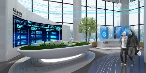 江苏有线业务体验展示厅展台设计搭建