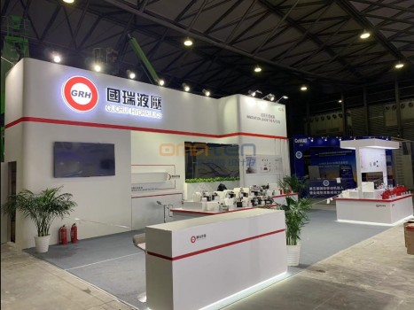 上海国瑞液压科技有限公司展台设计案例