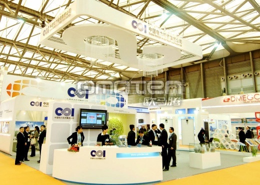欧马腾展示设计，中国电力投资集团公司展台搭建、展厅设计