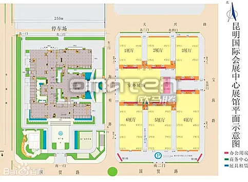 昆明国际会展中心建筑平面图